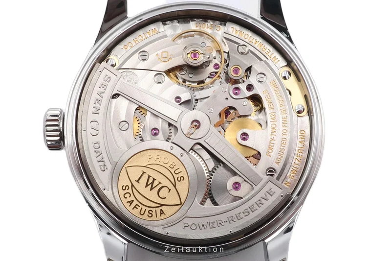 IWC Portugieser steel automatic men's watch IW500114 LP: 13300EUR [2304582]