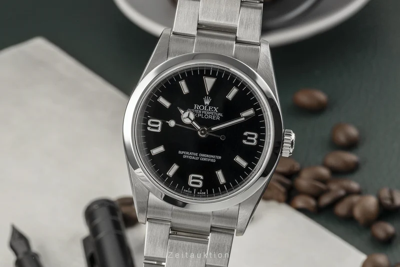 Rolex Explorer steel automatic men's watch 114270 LP: 7100EUR [2302223]