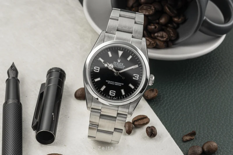 Rolex Explorer steel automatic men's watch 114270 LP: 7100EUR [2302223]