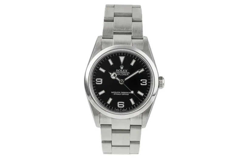 Rolex Explorer steel automatic men's watch 114270 LP: 7100EUR [2302223]
