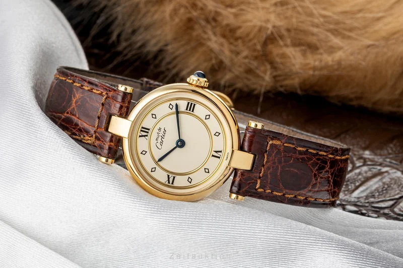 Cartier Vermeil silver-gilt quartz women's watch 590004 [2304576]