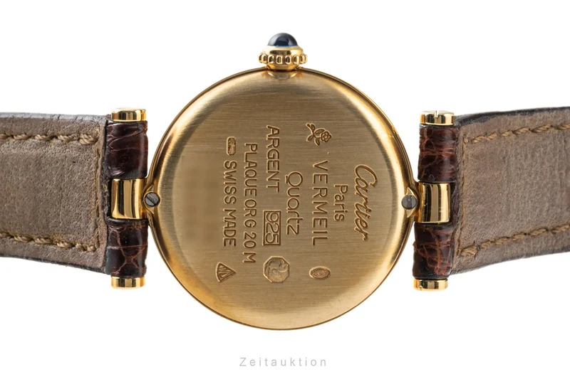 Cartier Vermeil silver-gilt quartz women's watch 590004 [2304576]
