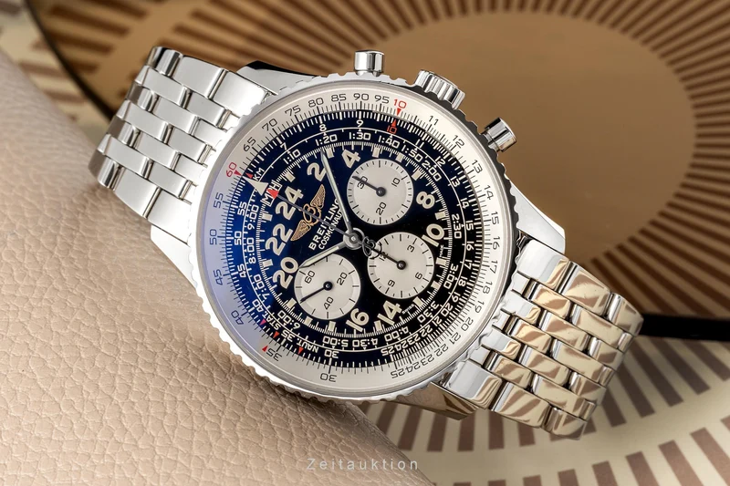 Breitling Navitimer Cosmonaute chronograph steel manual winding men's watch A12322 LP: 8750EUR [2302620]