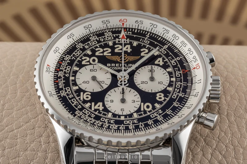 Breitling Navitimer Cosmonaute chronograph steel manual winding men's watch A12322 LP: 8750EUR [2302620]
