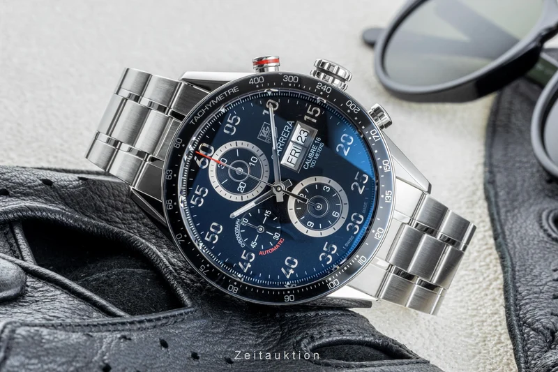 Tag Heuer Carrera chronograph steel automatic men's watch CV2A10 LP: 5150EUR [2302619]