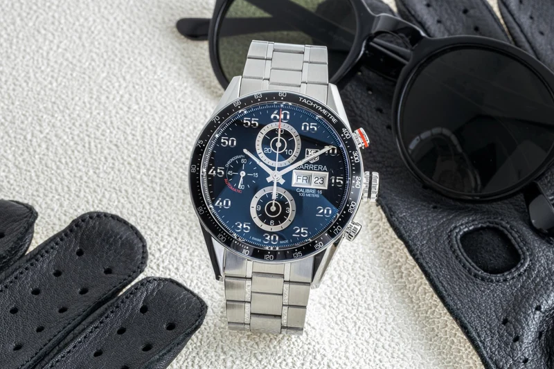 Tag Heuer Carrera chronograph steel automatic men's watch CV2A10 LP: 5150EUR [2302619]