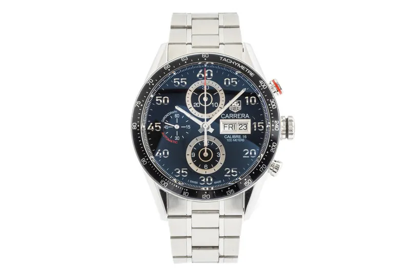 Tag Heuer Carrera chronograph steel automatic men's watch CV2A10 LP: 5150EUR [2302619]