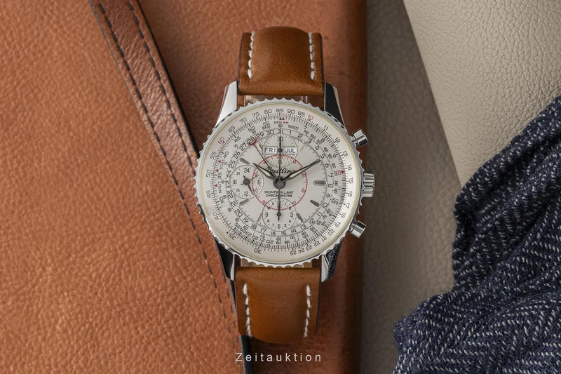 Breitling Montbrillant Datora chronograph steel automatic men's watch A21330 [2302555]