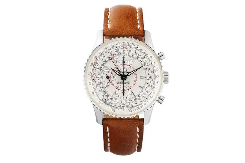 Breitling Montbrillant Datora chronograph steel automatic men's watch A21330 [2302555]