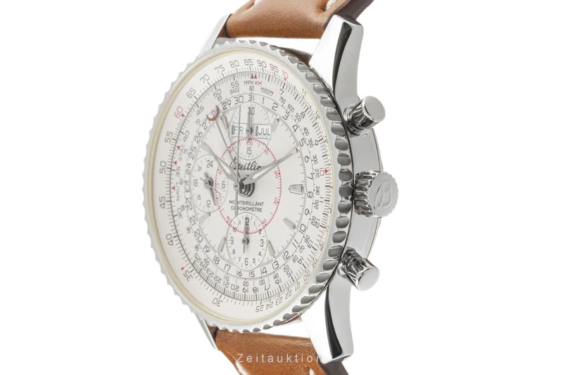 Breitling Montbrillant Datora chronograph steel automatic men's watch A21330 [2302555]