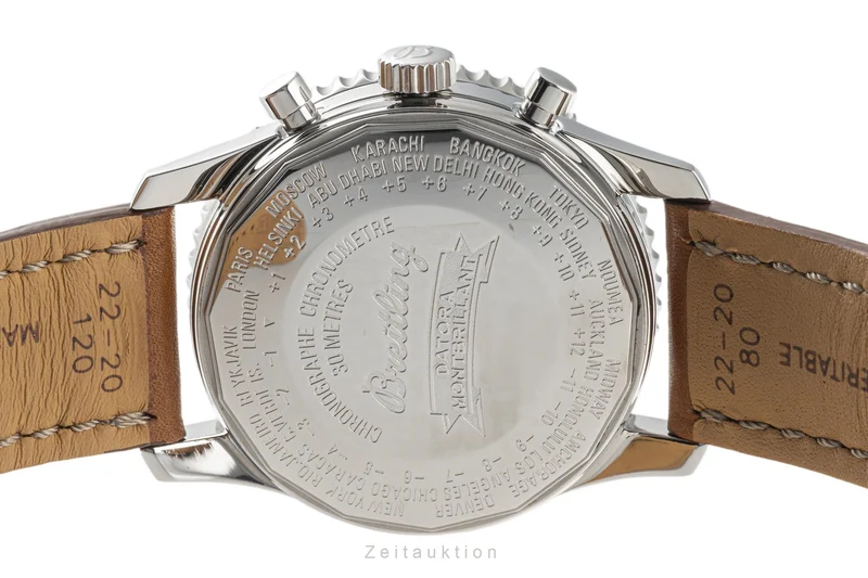 Breitling Montbrillant Datora chronograph steel automatic men's watch A21330 [2302555]