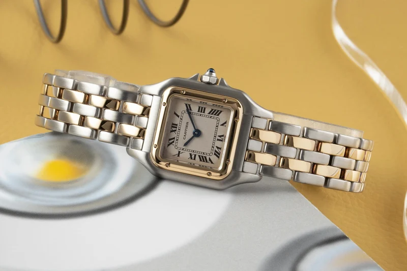 Cartier Panthere steel / gold quartz women's watch W25029B6, 1120 LP: 8950EUR [2303816]