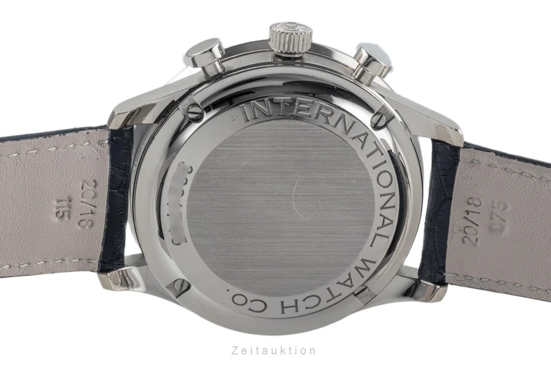 IWC Portugieser chronograph 18 ct white gold automatic men's watch IW371431 LP: 19600EUR [2303769]
