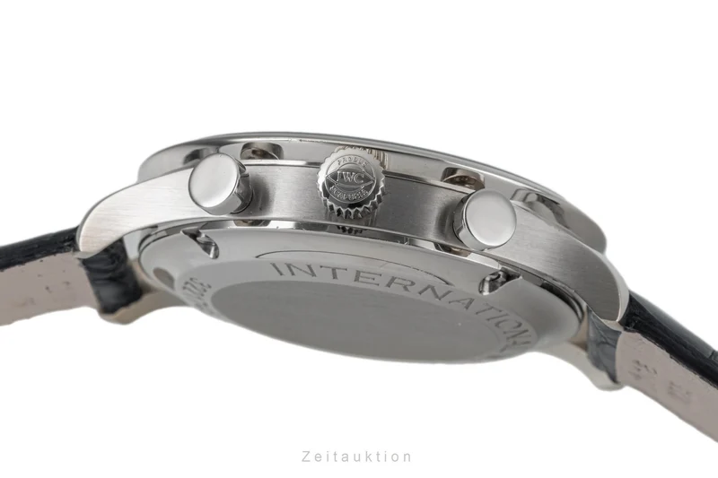 IWC Portugieser chronograph 18 ct white gold automatic men's watch IW371431 LP: 19600EUR [2303769]