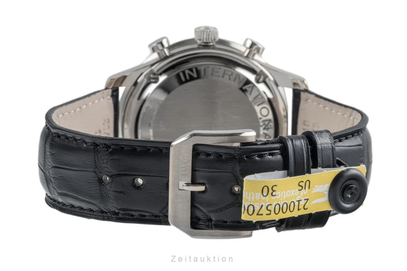 IWC Portugieser chronograph 18 ct white gold automatic men's watch IW371431 LP: 19600EUR [2303769]