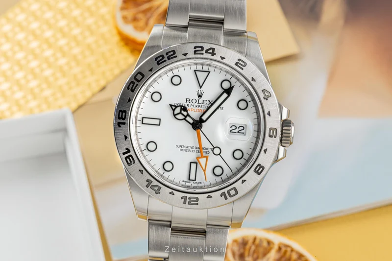 Rolex Explorer II steel automatic men's watch 216570 [2303740]