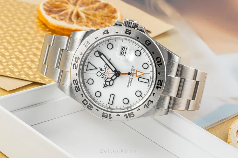 Rolex Explorer II steel automatic men's watch 216570 [2303740]