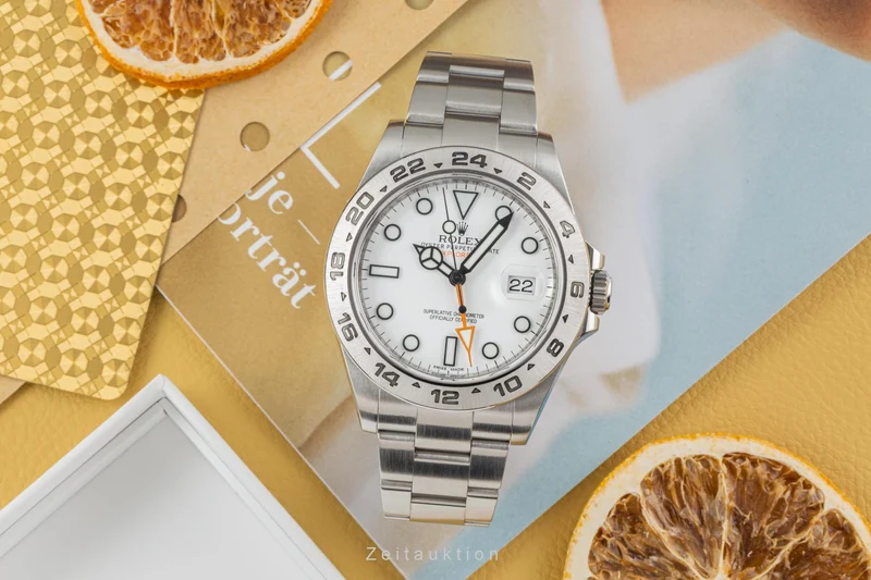 Rolex Explorer II steel automatic men's watch 216570 [2303740]
