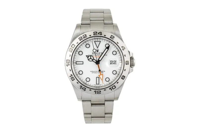 Rolex Explorer II steel automatic men's watch 216570 [2303740]
