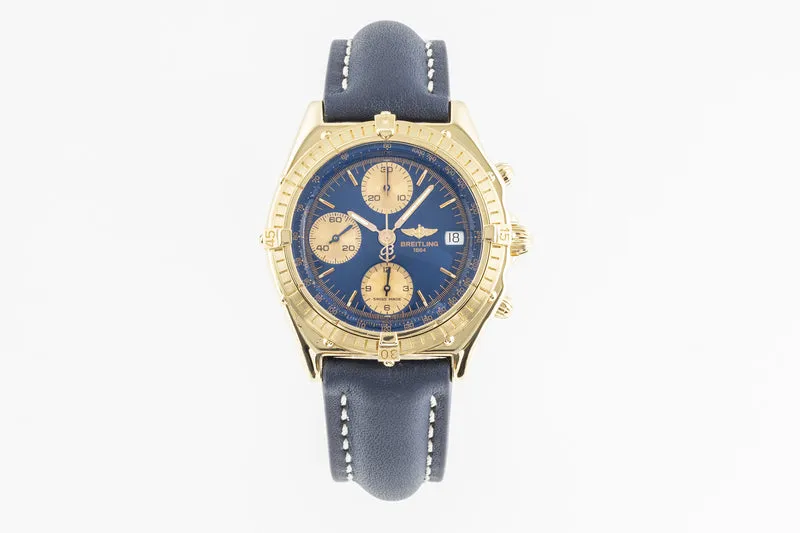 Breitling Chronomat chronograph 18 ct gold automatic men's watch K13047 [2303733]