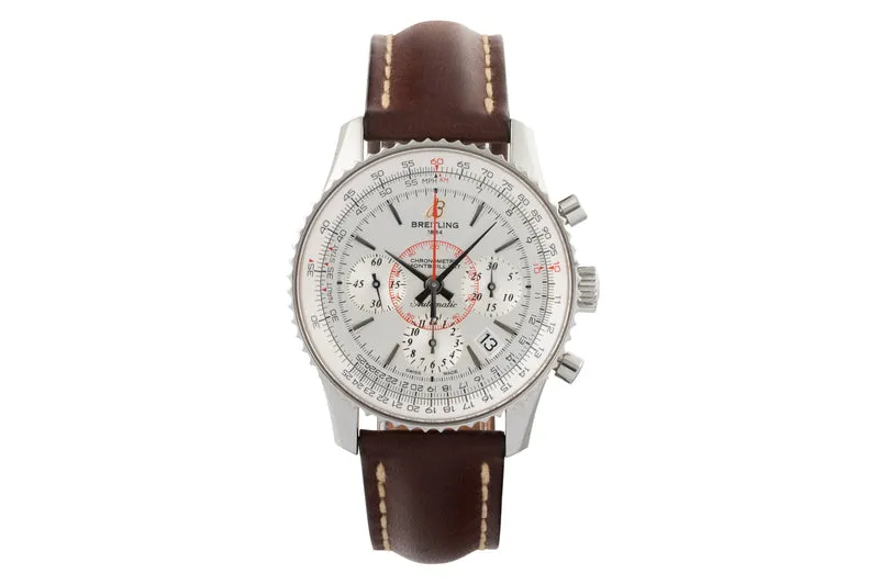 Breitling Montbrillant chronograph steel automatic men's watch AB0130 [2303722]