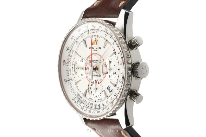 Breitling Montbrillant chronograph steel automatic men's watch AB0130 [2303722]