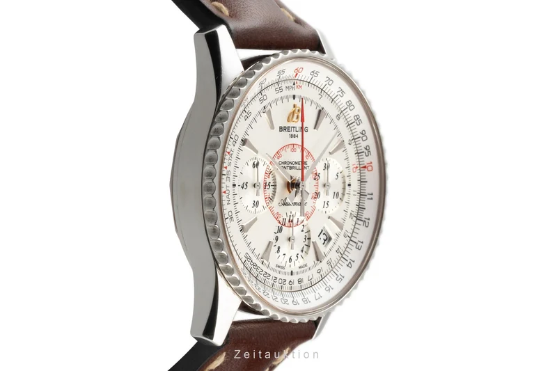 Breitling Montbrillant chronograph steel automatic men's watch AB0130 [2303722]