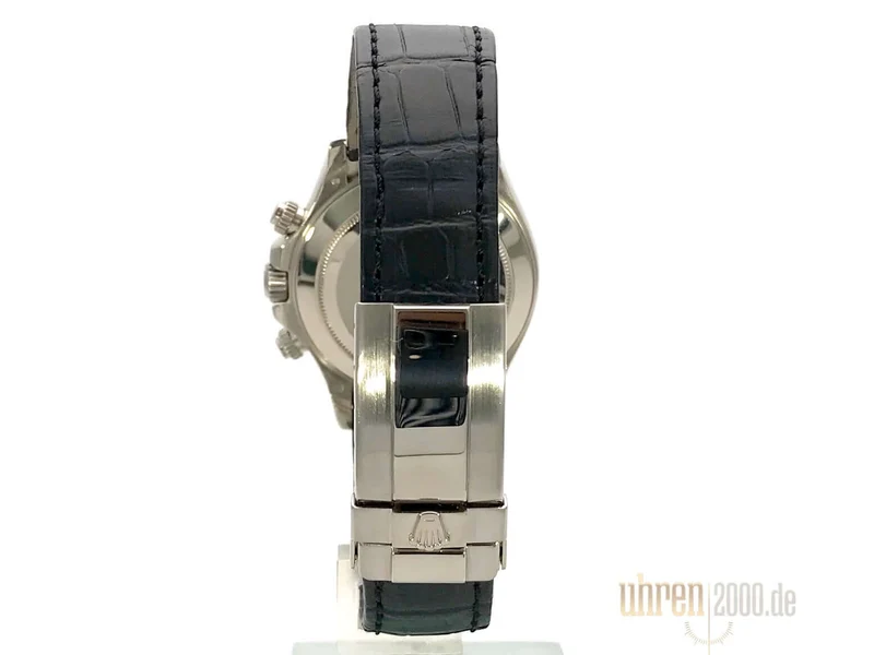 Rolex Cosmograph Daytona 116519 Weißgold Leder Slate aus 2011