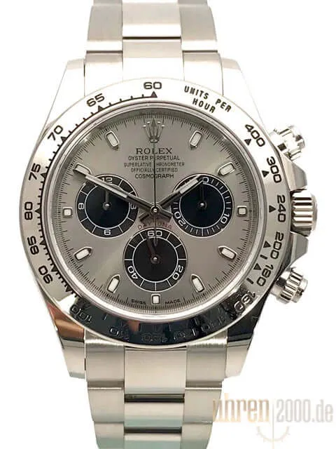 Rolex Cosmograph Daytona 116509 Weißgold Grau aus 2018