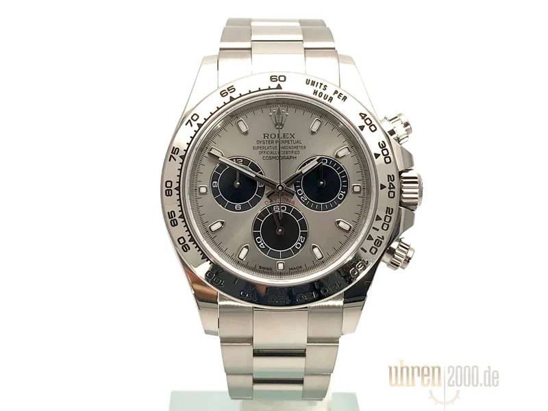 Rolex Cosmograph Daytona 116509 Weißgold Grau aus 2018