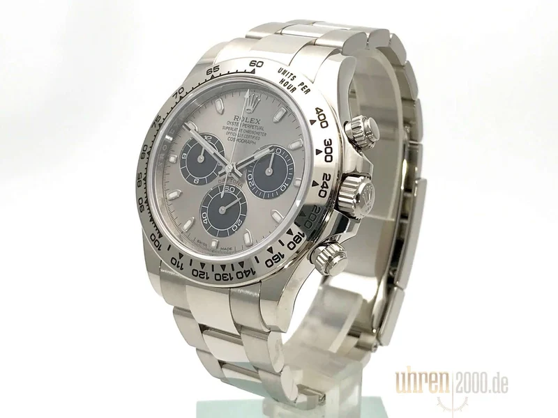 Rolex Cosmograph Daytona 116509 Weißgold Grau aus 2018