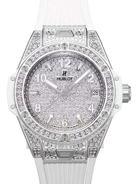 Hublot Big Bang One Click Steel White Full Pave 465.SE.9010.RW.1604