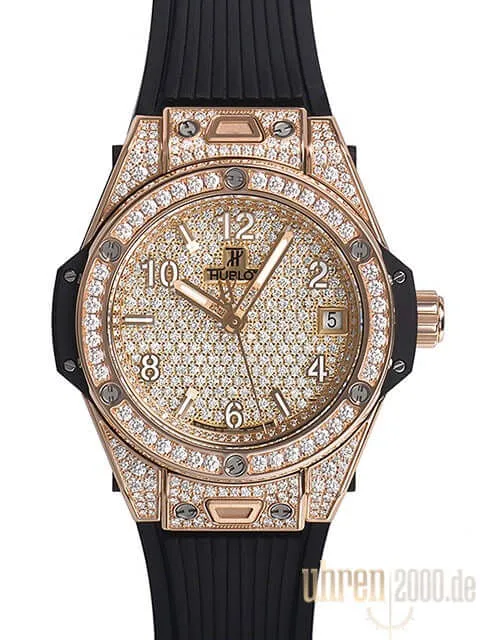 Hublot Big Bang One Click King Gold Full Pave 465.OX.9010.RX.1604