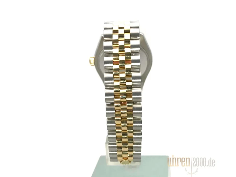 Rolex Datejust 31 Edelstahl Gelbgold 178243 Weiß Römisch Jubile-Band