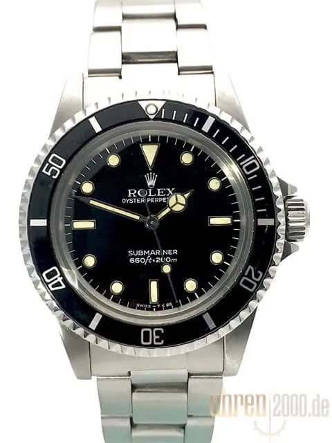 Rolex Submariner Edelstahl 5513 aus 1984 LC100