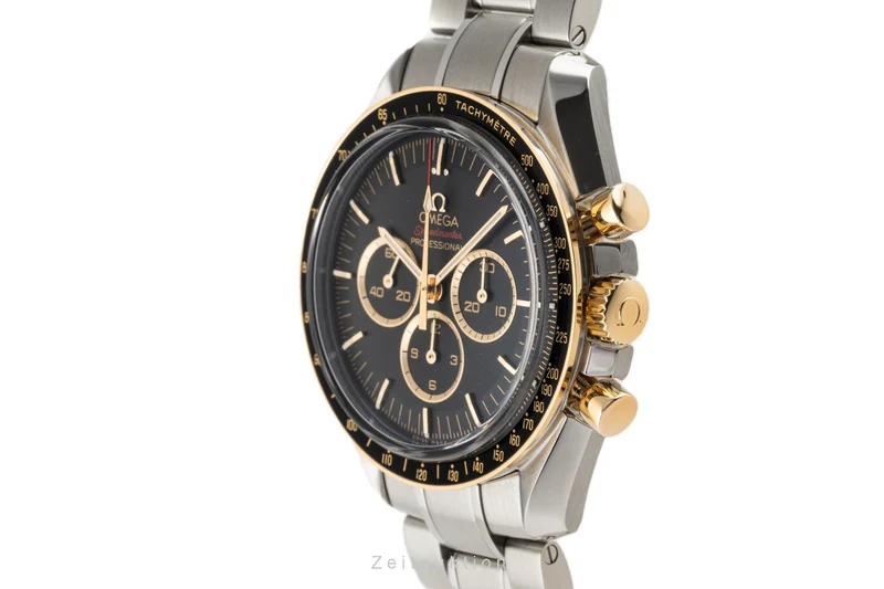 Omega Speedmaster Moonwatch chronograph steel / gold manual winding men's watch 522.20.42.30.01.001 Limited [2304510]
