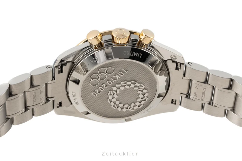 Omega Speedmaster Moonwatch chronograph steel / gold manual winding men's watch 522.20.42.30.01.001 Limited [2304510]