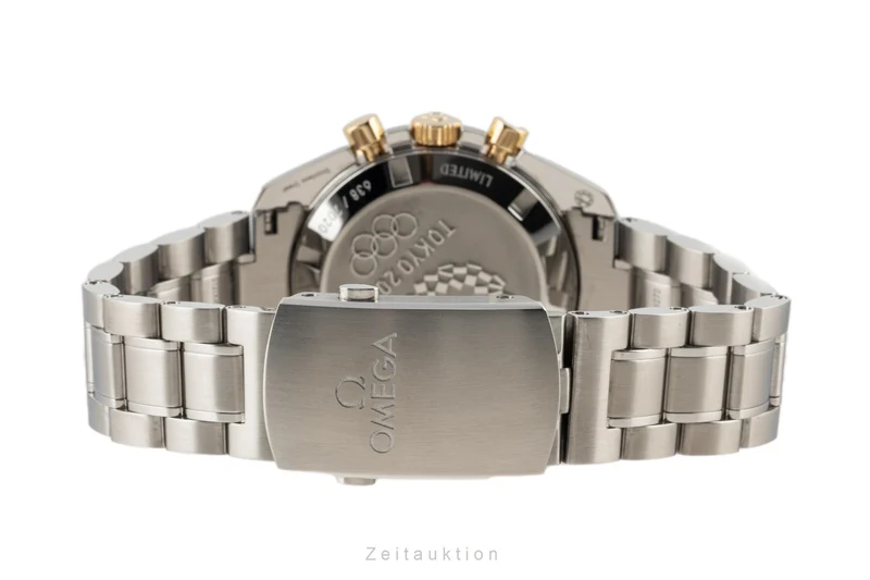 Omega Speedmaster Moonwatch chronograph steel / gold manual winding men's watch 522.20.42.30.01.001 Limited [2304510]