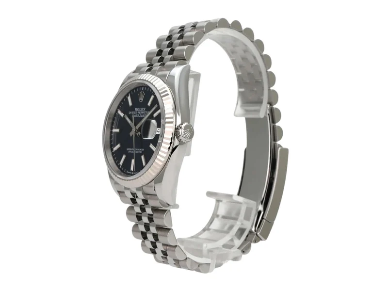Rolex Datejust 36 Oystersteel Weißgold 126234 Blau Jubile-Band