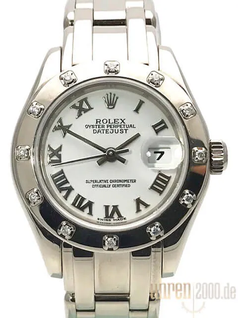 Rolex Perlmaster 29 Weißgold 80319 aus 2003 LC100