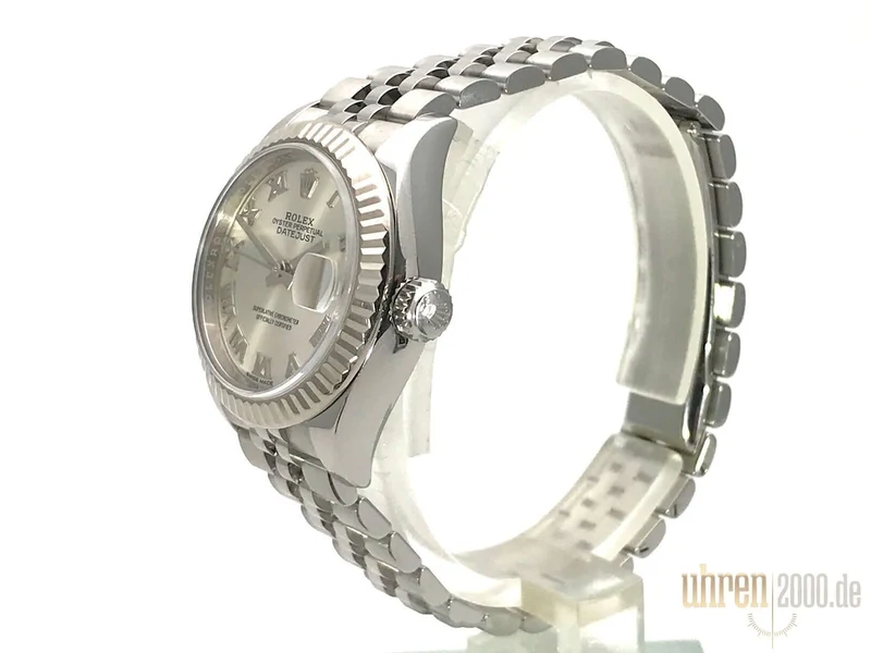 Rolex Datejust 28 Silber Römisch 279174 Jubile-Band aus 2018