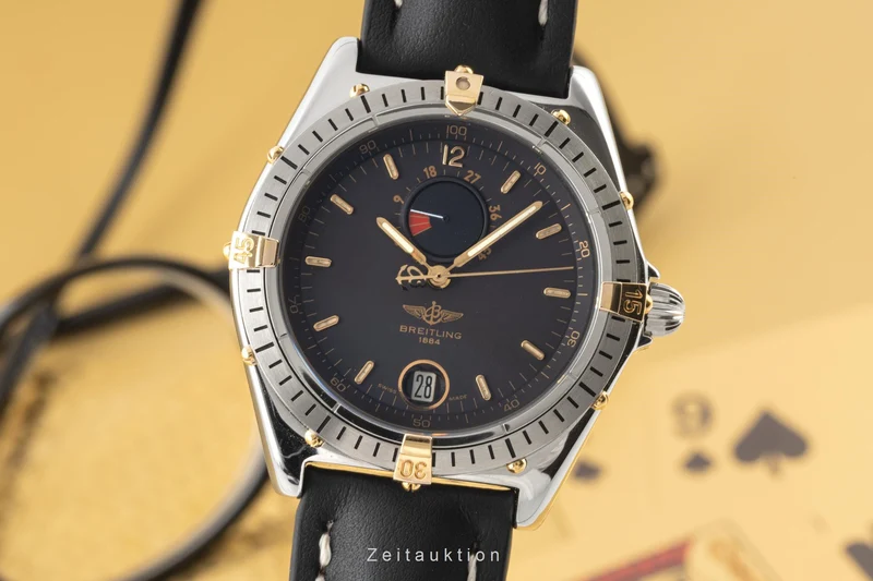 Breitling Windrider steel / gold automatic men's watch B14047, 81980 [2304534]