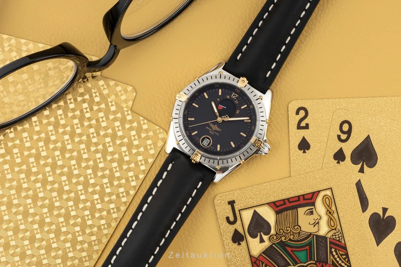 Breitling Windrider steel / gold automatic men's watch B14047, 81980 [2304534]