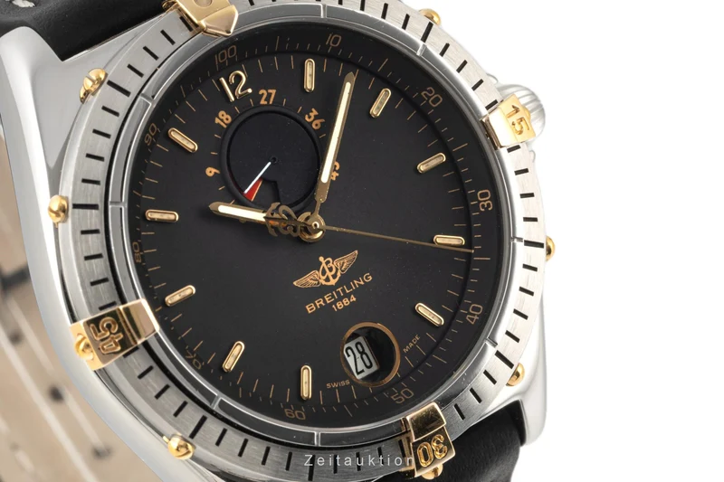 Breitling Windrider steel / gold automatic men's watch B14047, 81980 [2304534]