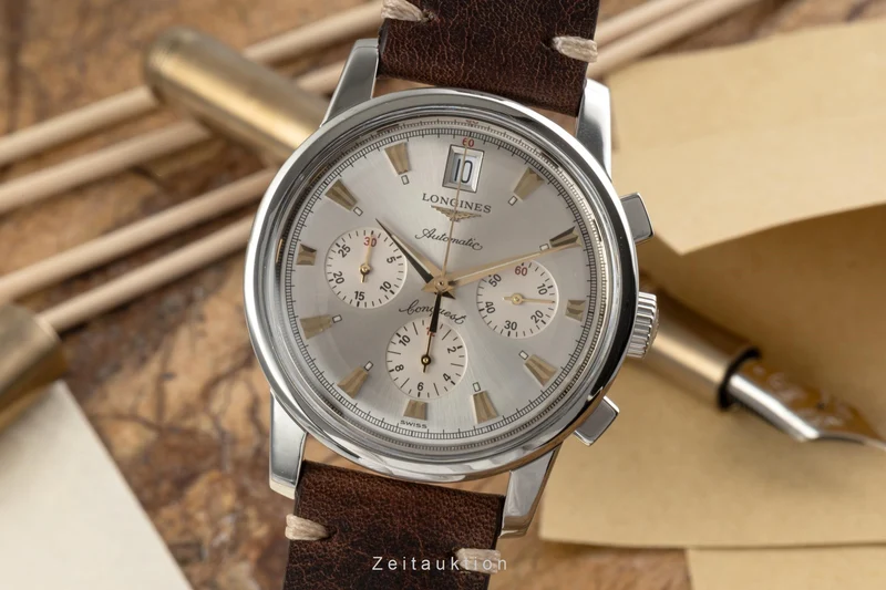 Longines Conquest chronograph steel automatic men's watch L1.641.4 [2304532]