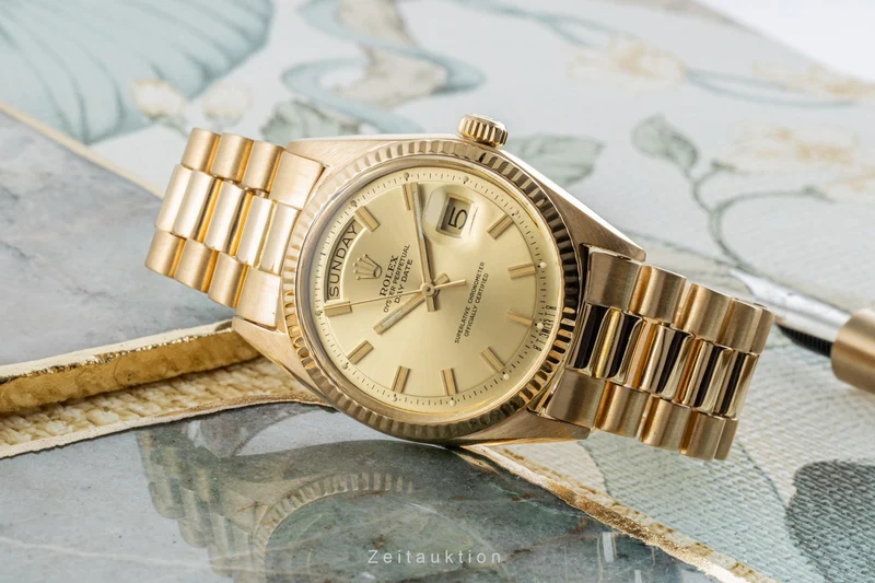Rolex Day-Date 18 ct gold automatic men's watch 1803 LP: 34400EUR [2304527]