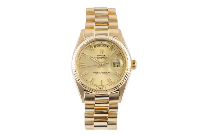 Rolex Day-Date 18 ct gold automatic men's watch 1803 LP: 34400EUR [2304527]