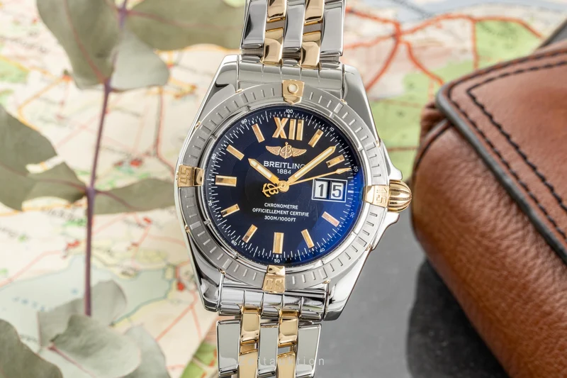 Breitling Cockpit steel / gold automatic men's watch B49350 LP: 4420EUR [2300172]