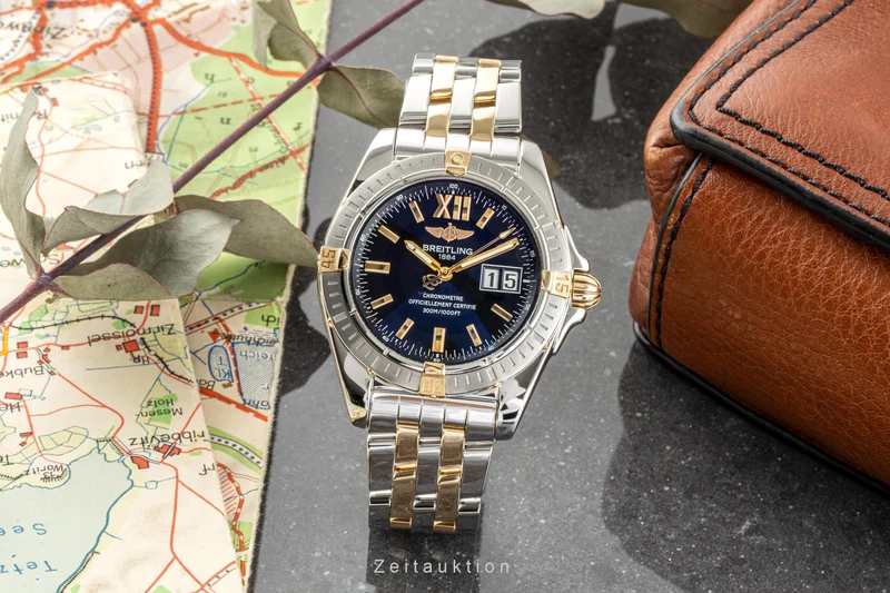 Breitling Cockpit steel / gold automatic men's watch B49350 LP: 4420EUR [2300172]