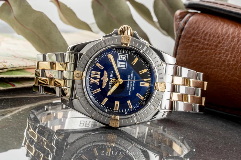 Breitling Cockpit steel / gold automatic men's watch B49350 LP: 4420EUR [2300172]